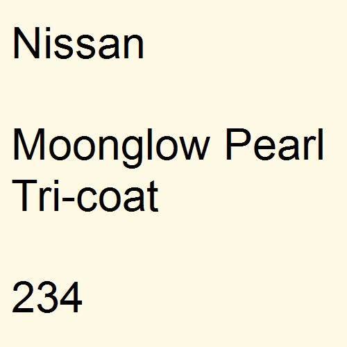 Nissan, Moonglow Pearl Tricoat, 234.